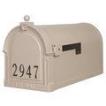 Berkshire Berkshire SCB-1015-FN-WH Berkshire Curbside Mailbox with Front Numbers-White SCB-1015-FN-WH